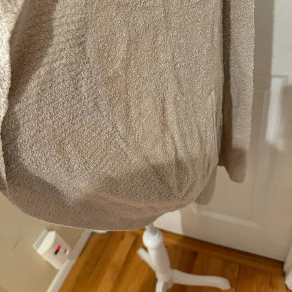 Barefoot Dreams Cozychic Lite Circle Cardigan in Stone - Picture 3 of 8